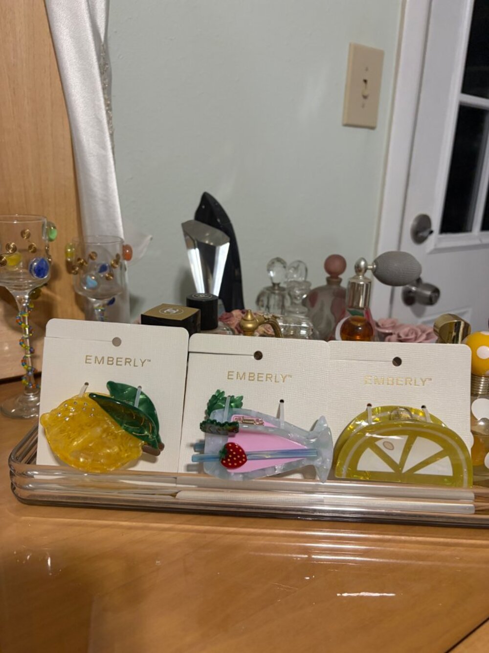 NOVELTY FRUIT HAIR CLIPS - CHOOSE ONE